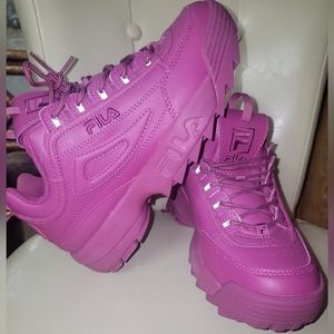 PINK FILA SNEAKERS